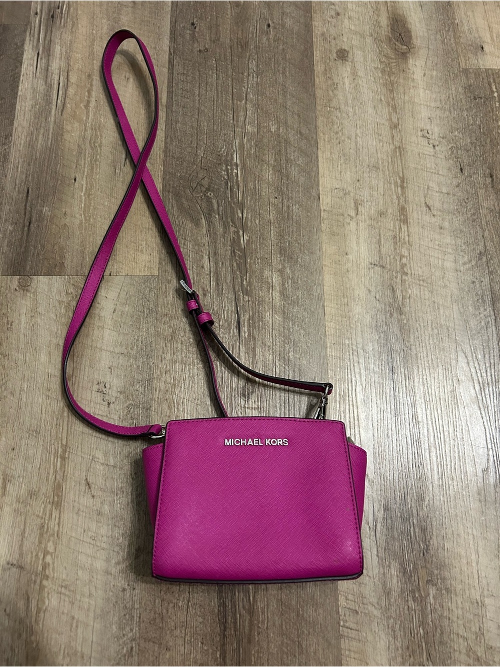 Michael Kors Hot Pink Crossbody Bag
